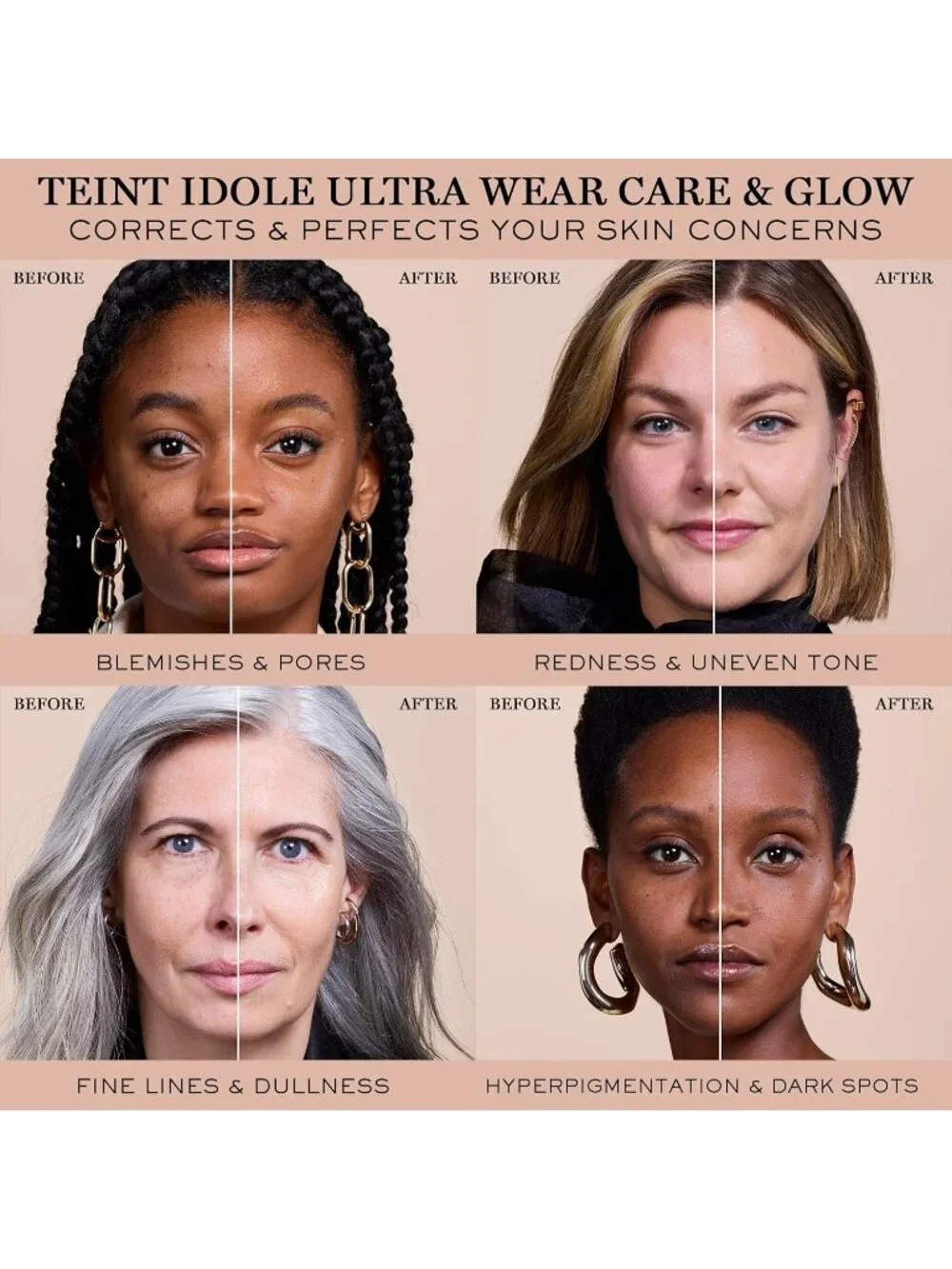 Lancôme 230W Teint Idole Ultra Wear Care & Glow 24H Glow Foundation SPF 25